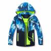 Baby Winter Coat Children's Jacket Colorblocking Camouflage Zipper Shirt Waterpr00f And Breathable (Green, 4-5 Years) view 1