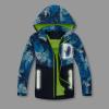 Baby Winter Coat Children's Jacket Colorblocking Camouflage Zipper Shirt Waterpr00f And Breathable (Green, 4-5 Years) view 3