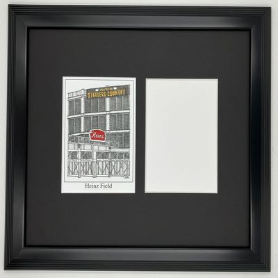 Team Up with Acrisure Stadium (Heinz Field)! Framed and Matted Personalized Picture. Just Add Your Photo!