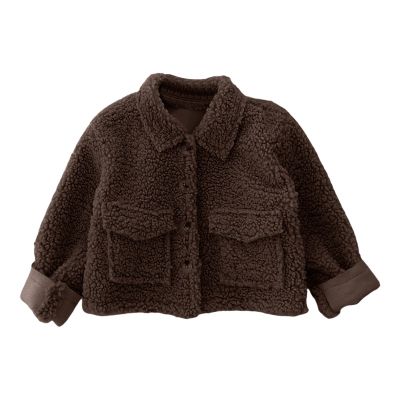 Baby Winter Jacket Autumn Winter Toddler Girl Boy Long Sleeved Down Padded Jacket Light Ear Padded (Brown, 12-18 Months)