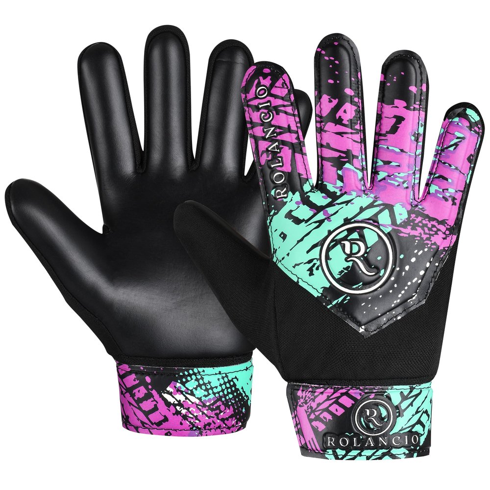 ROLANCIO Goalie Gloves (Black, 06)