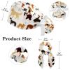 Animals Dogs Scrub Caps Adjustable Working Cap Surgical Caps Nurse Hat with Bow Hair Scrunchy view 2