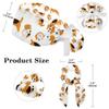 Beagle Dog Scrub Caps Adjustable Working Cap Surgical Caps Nurse Hat with Bow Hair Scrunchy view 2