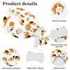 Beagle Dog Scrub Caps Adjustable Working Cap Surgical Caps Nurse Hat with Bow Hair Scrunchy view 4