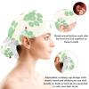 Dog Paw Pattern Scrub Caps Adjustable Working Cap Surgical Caps Nurse Hat with Bow Hair Scrunchy view 3