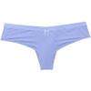 Mens Micro Ice Silk Bikini Boxer Briefs Solid Stripe Underwear Ultra Thin Hipster Underpants Half Hip Coverage Light Gray M view 3