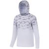 BASSDASH Youth UPF50+ Performance T Shirt with Hood Long Sleeve Fishing Hiking Sun Shirt FS03Y view 1