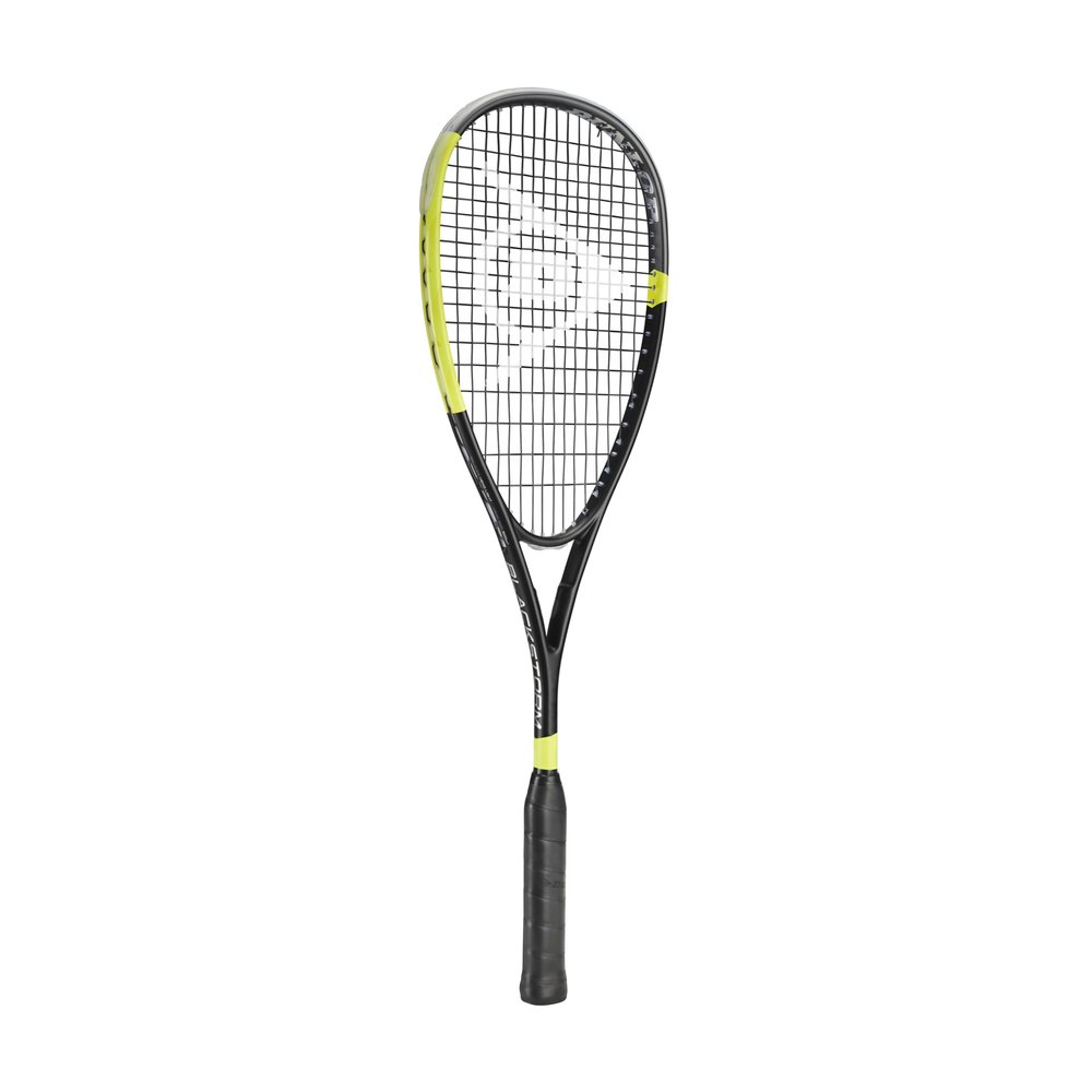 Dunlop Sports Blackstorm Graphite Squash Racket (10343038), Black/Yellow V23