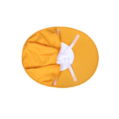 INLIMA Hardhat Hard Hat Visor Summer Breathable Multi-Purpose Wide-Brimmed Hat Full Sunshade Visor Construction Anti-UV Sunscreen (Color : Yellow)