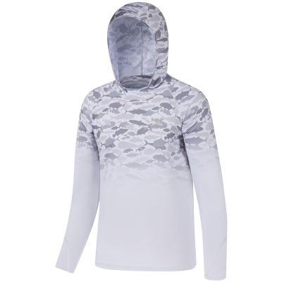 BASSDASH Youth UPF50+ Performance T Shirt with Hood Long Sleeve Fishing Hiking Sun Shirt FS03Y