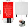 SHJYKRU Fire Blanket 40"x40" - Reusable Emergency Fire Suppression for Kitchen, Grill, Home, Camping,Car,Fireplace, School, BBQ & Office(3 Pack) view 2