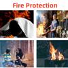 SHJYKRU Fire Blanket 40"x40" - Reusable Emergency Fire Suppression for Kitchen, Grill, Home, Camping,Car,Fireplace, School, BBQ & Office(3 Pack) view 4