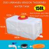 SHENJIA Outdoor Water Tank, 25L/30L/48L/75L/150L/200L Thick Plastic Food Grade Water Storage Container with Faucet, Perfect for Camping, Hiking and Agriculture view 2