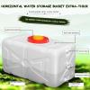 SHENJIA Outdoor Water Tank, 25L/30L/48L/75L/150L/200L Thick Plastic Food Grade Water Storage Container with Faucet, Perfect for Camping, Hiking and Agriculture view 4