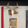 DAOIDE Deer Antler Mounting Kit, Euro Mount Skull Hanger, USA Flag Decor Hooker Pedestal, Perfect Prey Display Rack, Hanger for Hanging Antlers and Other Skulls (15.7'' x 9.1'' 0.6'') view 4