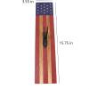 DAOIDE Deer Antler Mounting Kit, Euro Mount Skull Hanger, USA Flag Decor Hooker Pedestal, Perfect Prey Display Rack, Hanger for Hanging Antlers and Other Skulls (15.7'' x 3.5'' 0.6'') view 2
