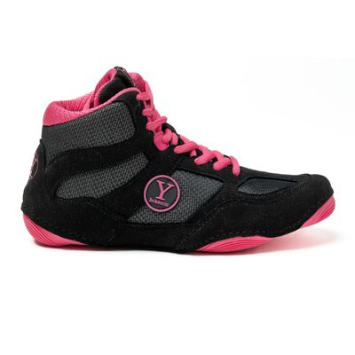 Yes! Athletics Youth Wrestling Shoes, 100% Anti-Slip Kids Wrestling Shoes, Lightweight, Durable Kids Boxing Shoes - Defiant2 Youth 3