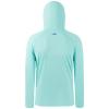 Bassdash Youth UPF50+ Performance T Shirt with Hood Long Sleeve Fishing Hiking Sun Shirt FS03Y Seafoam view 2