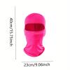 HOLIIBN Pink Women Balaclava Head Mask Windproof UV Protection Sun Hood Tactical Lightweight Motorcycle Running Riding view 2
