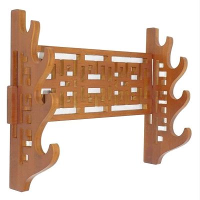 Sword Stand Wall Mount Bamboo Samurai Rack Hanger Katana Wakizashi Tanto Holder Sword Stand Display