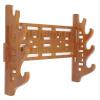 Sword Stand Wall Mount Bamboo Samurai Rack Hanger Katana Wakizashi Tanto Holder Sword Stand Display view 1