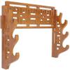 Sword Stand Wall Mount Bamboo Samurai Rack Hanger Katana Wakizashi Tanto Holder Sword Stand Display view 4