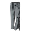 Unisex Tear Away Pants 2 Side Snaps Post Surgery Breakaway Pant Full Open Down Cotton Rip Off Sweatpants for Hip Replacement Grey 2XL view 1