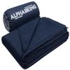 AlphaBeing Waterproof Outdoor Blanket with Merino Wool, Extra Thick Warm, Windproof, Packable Stadium Blankets for Cold Weather, Camping Gift, Pet, Car, Picnic, Concerts, 79" x 59", Navy view 1