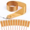 HiUnicorn 12PCS Gold Dance Ribbons, Golden Graduation Party Favors, Church Praise Dance Accessories, Ribbon Dancer Wand for Kids Gymnastics Birthday Party Decorations view 1