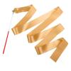 HiUnicorn 12PCS Gold Dance Ribbons, Golden Graduation Party Favors, Church Praise Dance Accessories, Ribbon Dancer Wand for Kids Gymnastics Birthday Party Decorations view 2