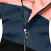 Women's Color Block Slim Hoodies Long Sleeve Zip Up Camo Hooded Sweatshirt Casual Cardigan Jacket Fall Clothes (Pink1,XX-Large) view 3