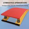 Kids Gymnastics Equipment,Heavy Duty Vault Spring Board Vault Gymnastics Equipment with 4 Springs for Home Gym School(Size:2 springs/80cm/31.49in,Color:Green) view 3