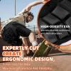 Frelaxy 3D Protective Padded Shorts for Snowboard, Skate and Ski, Snowboard Butt pad, 3D Protection for Tailbone, Hip and Butt (Black, XL) view 3