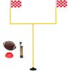 Nbguigdstr Football Field Goal Post-6 ft x 4 ft Portable with Kicker Stand,Football and Pump-Backyard Kicking Field Goal Post for Kids/Youth/Adults-(2ft-6ft in Height) view 1