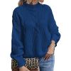 Buy Again Chenille Pullover Sweater White Sweater Tops for Women Womens Cozy Tops Black Plain V-Neck Long Sleeve Sweater Black Plain V-Neck Long Sleeve Sweater Todays Deals view 4