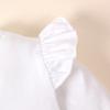 Magic Park 12M-14Y Toddler Girl Long Sleeve Blouse Kids Solid Color Tee Little Girls Ruffle Cuffs T-Shirts Winter Casual Tops (Long White Tee, 3-4 Years) view 3