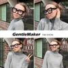gentlemaker Oversized Blue Light Glasses for Women - Fashion Square Big Frame Non-Prescription Clear Eyewear(Black+Brown Leopard) view 3