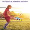 Shin Guards Soccer Kids Youth, CE Certified Airsfish Shin Guard Protection Gear for 2-18 Years Old Boys Girls Teenagers High Impact Resistant Breathable Comfortable 1 Pair 4 Sizes (Small, Purple) view 4