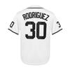 Youth Baseball Jersey 30 Stitched The Sandlot Benny The Jet Rodriguez Movie Boy's Baseball Jersey Gift for Kids(Medium,30-White) view 3
