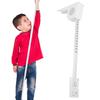 Metal Stature Meter, Metric System 2M Height Stature Meter, Retractable Measuring Tape Ruler Metal Measuring Tool for Adults and Children(White) view 3