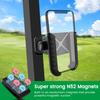 Golf Cart Phone Mount Holder Compatible with iPhone Galaxy Google Pixel Motorola, Golf Magnetic Phone Holder Compatible with Golf Cart EZGO Club Car Yamaha, Ultra Strength Magnets Cell Phone Caddy view 2
