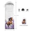 AILONEN Horse Camping Sleeping Bags for Girls Boys Adults Backpacking,Cold Weather & Warm,Lightweight Compact Camping Backpacking for Warm Camping Hiking Outdoor Travel Hunting view 2