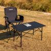 Camping Chair with Padded Hard Armrest, Sturdy Folding Camp Chair with Cup Holder W Mesh Storage Bag, Support to 400 lbsfor Adults 2 Pack view 2