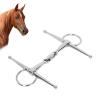 Xcello Horse Bit, 135mm Durable Stainless Steel Horse Bits Cheek Snaffle, Premium Practical Snaffle Bits for Horses Training view 2