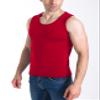 Flygo Mens Cotton Winter Warm Thermal Tank Top Fleece Lined Underwear Sleeveless Vest(Red-M) view 4