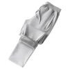 ANUFER Mens Slim Fit Cotton Sweatpants Jogging Bottoms with Zipper Pockets Casual Trousers Open Bottom Light Grey Fluff L view 3