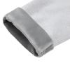 ANUFER Mens Slim Fit Cotton Sweatpants Jogging Bottoms with Zipper Pockets Casual Trousers Open Bottom Light Grey Fluff L view 4
