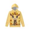WELLFLYHOM Sunflower Clothes Kids Hoodies Funny Giraffe Sweatshirt Size 11-13 Graphic Pullover Hoodie Boys Girls Long Sleeve Hoodie Sweater Shirts with Front Pocket Fall Outfits Active Top view 1