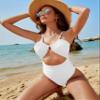 Blooming Jelly Womens One Piece Swimsuit Tummy Control Bathing Suit 2026 Sexy Slimming Flattering Cute Cheeky High Cut Out Ladies Swimwear (Large, White) view 4