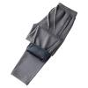 ANUFER Mens Slim Fit Cotton Sweatpants Jogging Bottoms with Zipper Pockets Casual Trousers Open Bottom Grey Fluff XL view 3